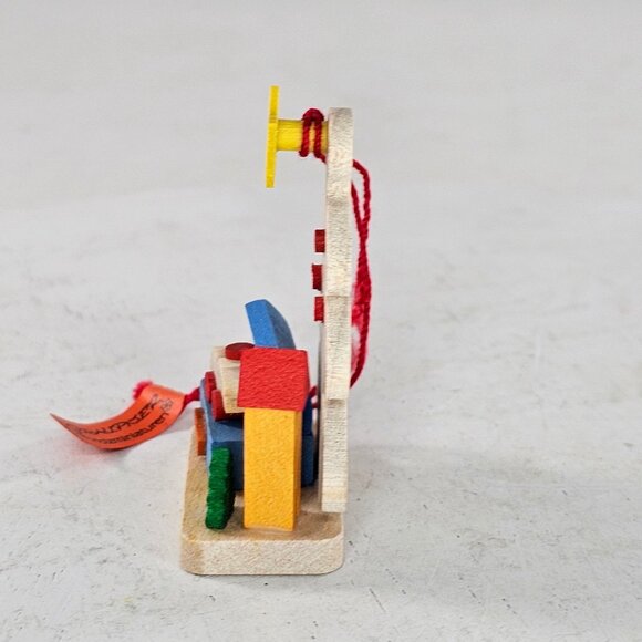 Graupner Holzminiaturen Erzgebirge Wooden Christmas Tree Toys Ornament Germany - Picture 2 of 8